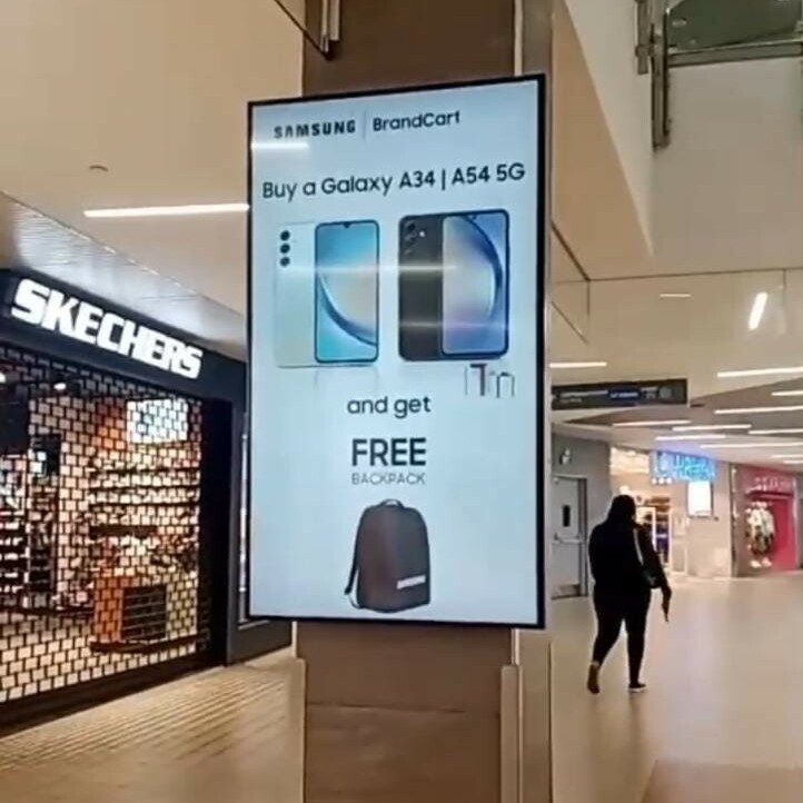 Indoor digital screen